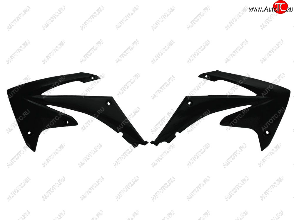 5 899 р. Обтекатели радиатора R-Tech Honda CRF250R 10-13, CRF450R 09-12 (R-CVCRFNR0009) Черный  r-cvcrfnr0009  с доставкой в г. Кемерово