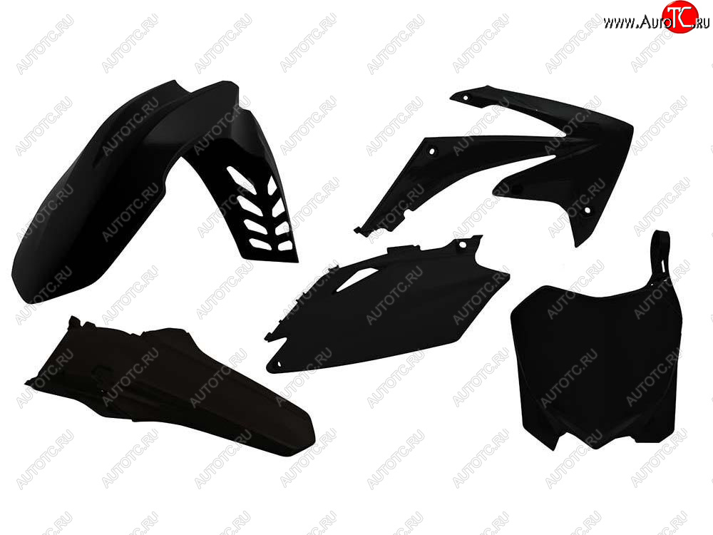 12 749 р. Комплект пластика R-Tech Honda CRF250R 10-13, CRF450R 09-12 (R-KITCRF-NR0-513) Черный  r-kitcrf-nr0-513  с доставкой в г. Кемерово