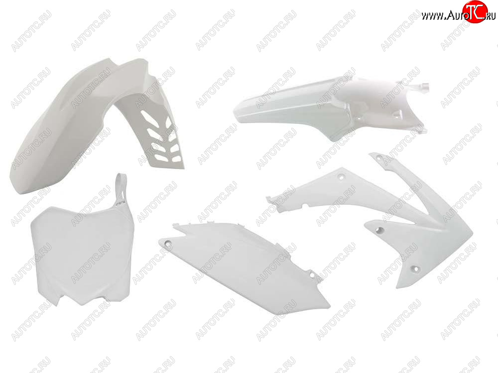 12 749 р. Комплект пластика R-Tech Honda CRF250R 11-13, CRF450R 11-12 (R-KITCRF-BN0-516) Белый  r-kitcrf-bn0-516  с доставкой в г. Кемерово