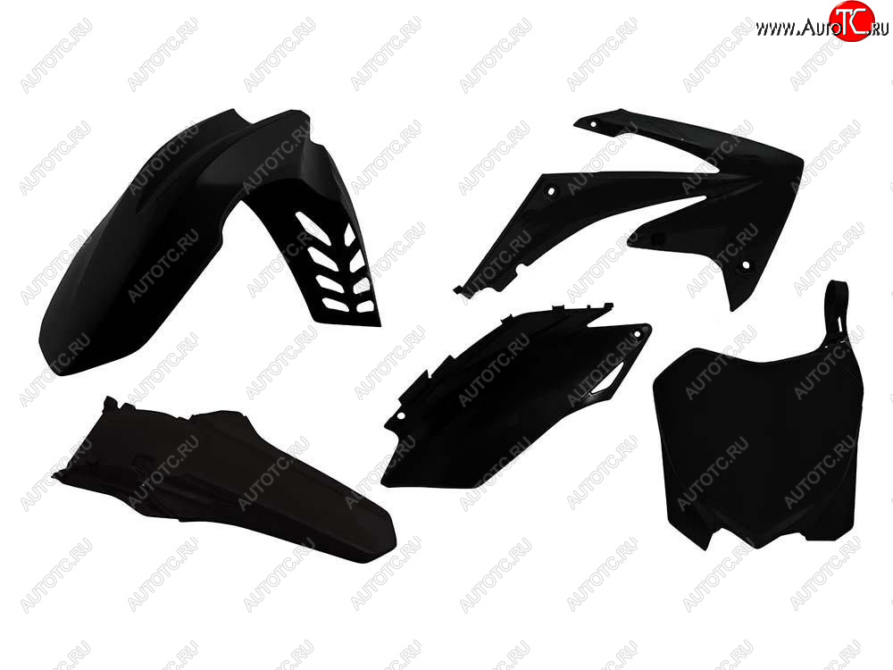 12 749 р. Комплект пластика R-Tech Honda CRF250R 11-13, CRF450R 11-12 (R-KITCRF-NR0-516) Черный  r-kitcrf-nr0-516  с доставкой в г. Кемерово