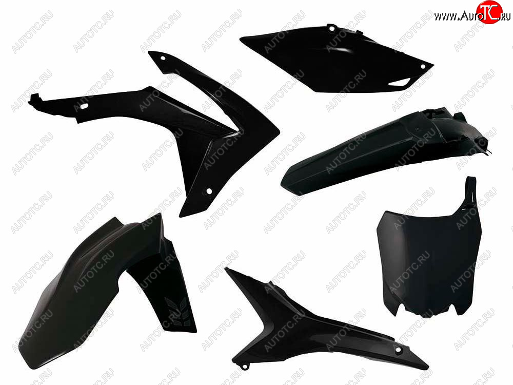 14 999 р. Комплект пластика R-Tech Honda CRF250R 14-17, CRF450R 13-16 (R-KITCRF-NR0-517) Черный  r-kitcrf-nr0-517  с доставкой в г. Кемерово