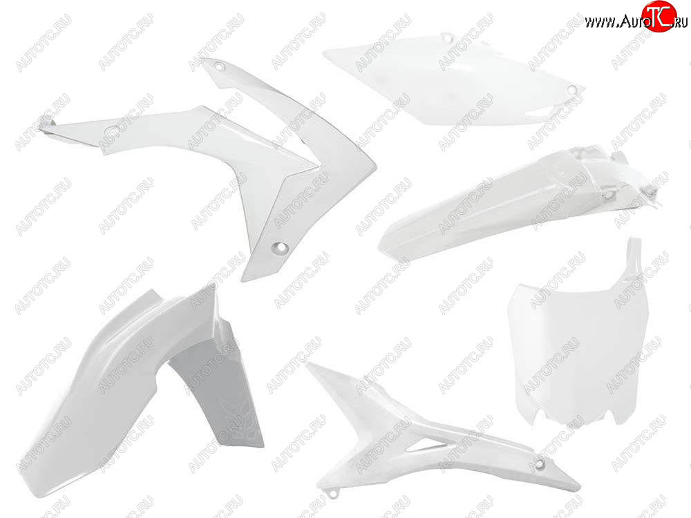 14 999 р. Комплект пластика R-Tech Honda CRF250R 14-17, CRF450R 13-16 (R-KITCRF-BN0-518) Белый  r-kitcrf-bn0-518  с доставкой в г. Кемерово