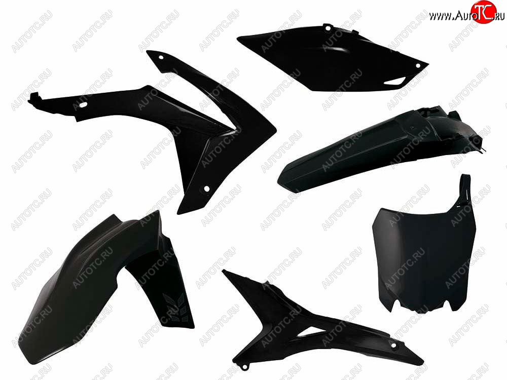 14 999 р. Комплект пластика R-Tech Honda CRF250R 14-17, CRF450R 13-16 (R-KITCRF-NR0-518) Черный  r-kitcrf-nr0-518  с доставкой в г. Кемерово