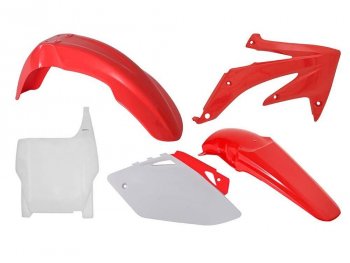 Комплект пластика R-Tech Honda CRF450R 2007 (R-KITCRF-OEM-509) Красно-Белый  r-kitcrf-oem-509