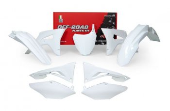 Комплект пластика R-Tech Honda CRF250R 18, CRF450R 17-18 (R-KITCRF-BN0-599) белый  r-kitcrf-bn0-599