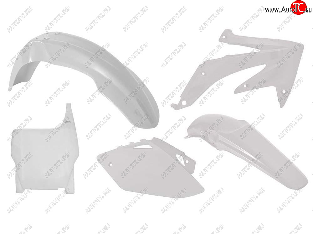 12 749 р. Комплект пластика R-Tech Honda CRF450 07 (R-KITCRF-BN0-509) белый  r-kitcrf-bn0-509  с доставкой в г. Кемерово