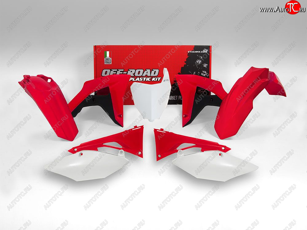 15 599 р. Комплект пластика R-Tech Honda CRF250RX 19-21, CRF450RX 19-20 (R-KITCRF-OEM-601) бело-красный  r-kitcrf-oem-601  с доставкой в г. Кемерово