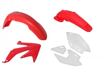 Комплект пластика R-Tech Honda CRF450X 05-07 (R-KITCRX-OEM-414) бело-красный  r-kitcrx-oem-414