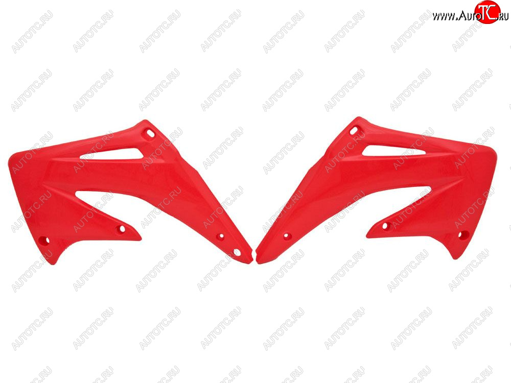 5 899 р. Боковины радиатора R-Tech Honda CRF450R 02-04 (R-CVCRFRS0203) красный  r-cvcrfrs0203  с доставкой в г. Кемерово