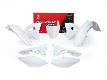 Комплект пластика R-Tech Honda CRF250RX 19-21, CRF450RX 19-20 (R-KITCRF-BN0-601) белый  r-kitcrf-bn0-601