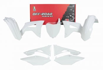 Комплект пластика R-Tech Honda CRF250R 19-21, CRF450R 19-20 (R-KITCRF-BN0-519) белый  r-kitcrf-bn0-519