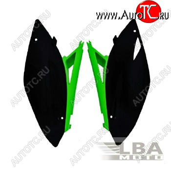 7 419 р. Обтекатели задн. боковые R-Tech Kawasaki KX250F 09-12, KX450F 09-11 (R-FIKXFNRVE29) зеленыечерные  r-fikxfnrve29  с доставкой в г. Кемерово