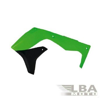7 399 р. Обтекатели радиатора R-Tech Kawasaki KX450F 16-17 (R-CVKXFVENR16) зеленыечерные  r-cvkxfvenr16  с доставкой в г. Кемерово. Увеличить фотографию 1