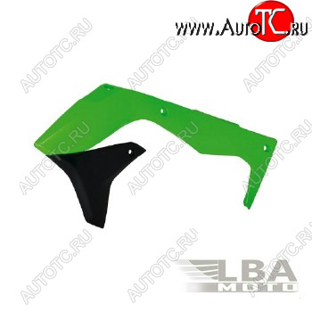 7 399 р. Обтекатели радиатора R-Tech Kawasaki KX450F 16-17 (R-CVKXFVENR16) зеленыечерные  r-cvkxfvenr16  с доставкой в г. Кемерово