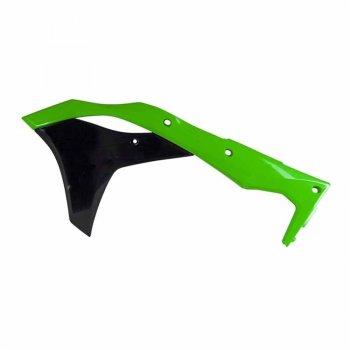 7 399 р. Обтекатели радиатора R-Tech Kawasaki KX250F 17-20 (R-CVKXFVFNR17) зеленыечерные Неон  r-cvkxfvfnr17  с доставкой в г. Кемерово. Увеличить фотографию 1