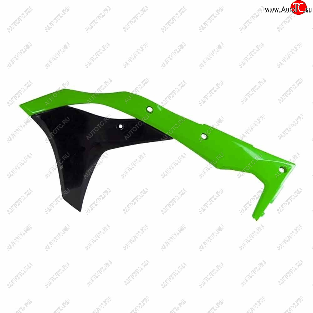 7 399 р. Обтекатели радиатора R-Tech Kawasaki KX250F 17-20 (R-CVKXFVFNR17) зеленыечерные Неон  r-cvkxfvfnr17  с доставкой в г. Кемерово