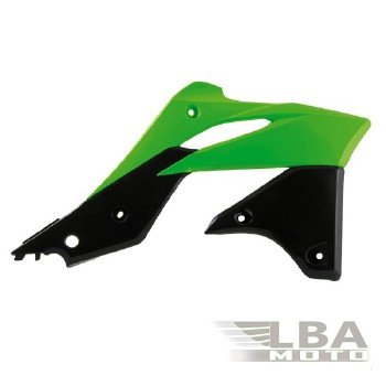 7 399 р. Обтекатели радиатора R-Tech Kawasaki KX250F 13-16 (R-CVKXFVENR13) зеленыечерные  r-cvkxfvenr13  с доставкой в г. Кемерово. Увеличить фотографию 1