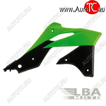 7 399 р. Обтекатели радиатора R-Tech Kawasaki KX250F 13-16 (R-CVKXFVENR13) зеленыечерные  r-cvkxfvenr13  с доставкой в г. Кемерово