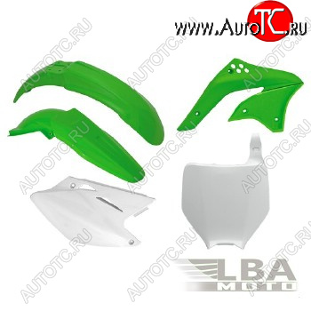 12 749 р. Комплект пластика R-Tech Kawasaki KX450F 06-08 (R-KITKXF-OEM-506) зеленыйбелый  r-kitkxf-oem-506  с доставкой в г. Кемерово