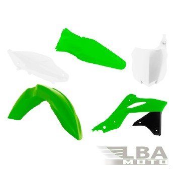 Комплект пластика R-Tech Kawasaki KX250F 13-16 (R-KITKXF-OEM-596) зеленыйчерныйбелый  r-kitkxf-oem-596