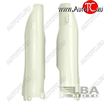 4 089 р. Защита вилки (пара) R-Tech Kawasaki KX125250 07-08, KX250F450F 06-08 (R-PSKXFNT0006) белые  r-pskxfnt0006  с доставкой в г. Кемерово