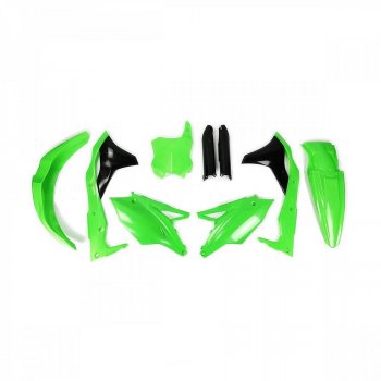 Комплект пластика R-Tech Kawasaki KX250F 17-20 (R-KITKXF-VF0-519) неоновый зеленый  r-kitkxf-vf0-519