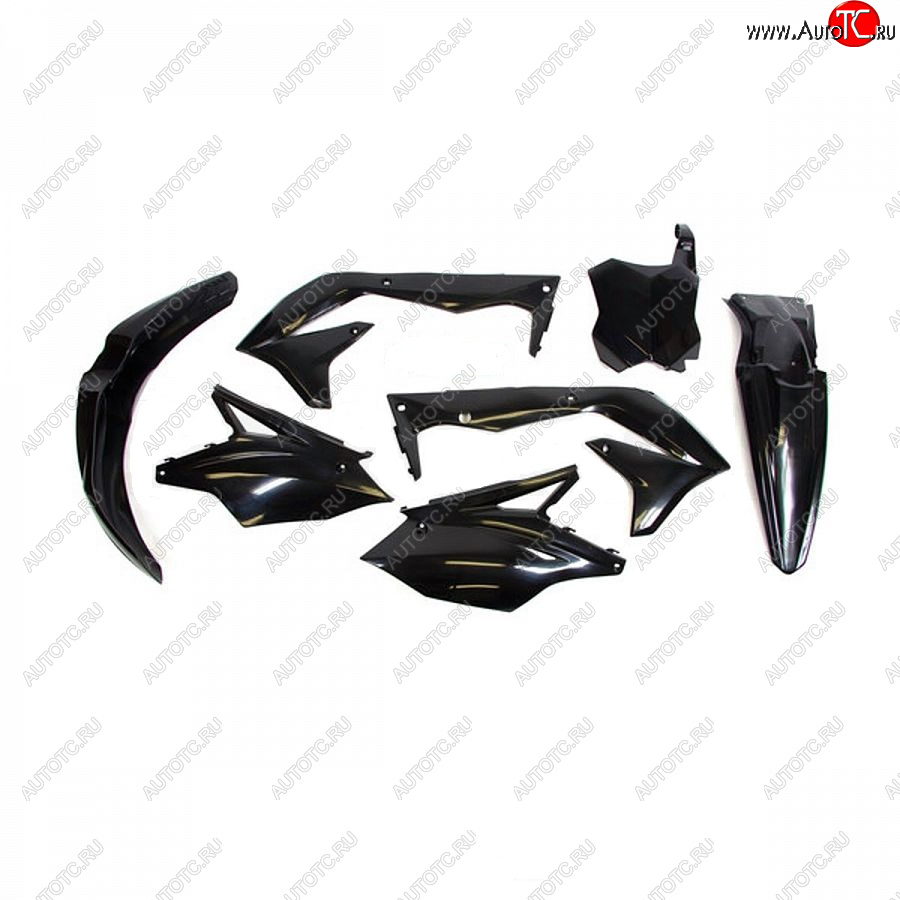 12 749 р. Комплект пластика R-Tech Kawasaki KX450F 16-18 (R-KITKXF-NR0-517) черный  r-kitkxf-nr0-517  с доставкой в г. Кемерово