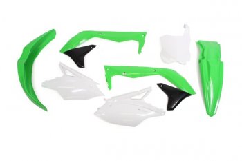 Комплект пластика R-Tech Kawasaki KX450F 16-18 (R-KITKXF-OEM-517) зеленыйбелыйчерный  r-kitkxf-oem-517