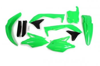 Комплект пластика R-Tech Kawasaki KX450F 16-18 (R-KITKXF-VF0-517) неоновый зеленый  r-kitkxf-vf0-517
