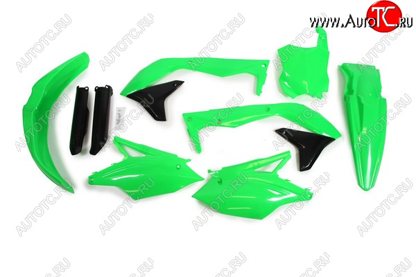 12 749 р. Комплект пластика R-Tech Kawasaki KX450F 16-18 (R-KITKXF-VF0-517) неоновый зеленый  r-kitkxf-vf0-517  с доставкой в г. Кемерово