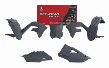 Комплект пластика R-Tech Kawasaki KX450F 19-20 (R-KITKXF-GR0-599) Quantum Grey серый  r-kitkxf-gr0-599