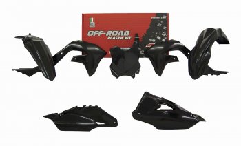 Комплект пластика R-Tech Kawasaki KX450F 19-20 (R-KITKXF-NR0-599) черный  r-kitkxf-nr0-599