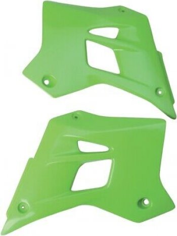 Облицовка радиатора Kawasaki UFO зеленая 2714-021  kzr-670