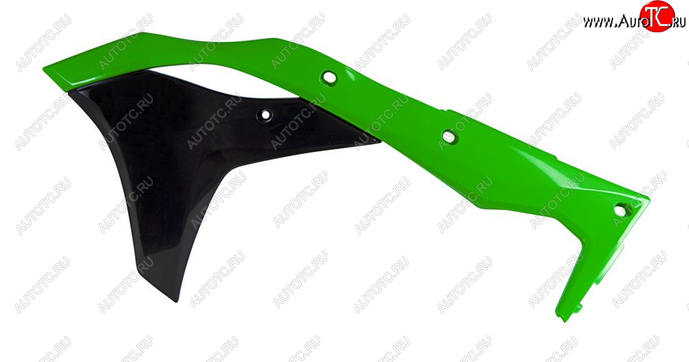 7 999 р. Обтекатели радиатора R-Tech Kawasaki KX250F 17-20 (R-CVKXFVENR17) зеленыечерные  r-cvkxfvenr17  с доставкой в г. Кемерово