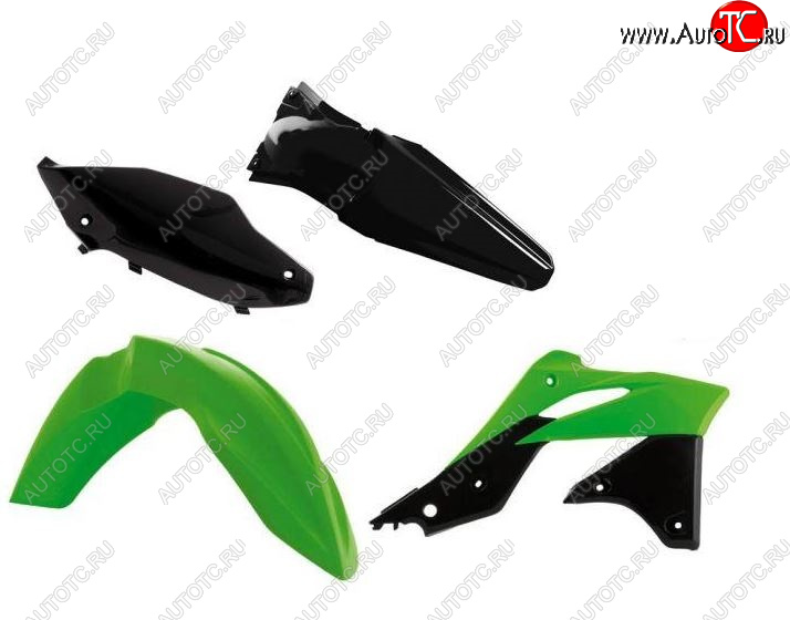 14 699 р. Комплект пластика R-Tech Kawasaki KX250F 13-16 (R-KITKXF-OEM-416) Зелено-Черный 2  r-kitkxf-oem-416  с доставкой в г. Кемерово