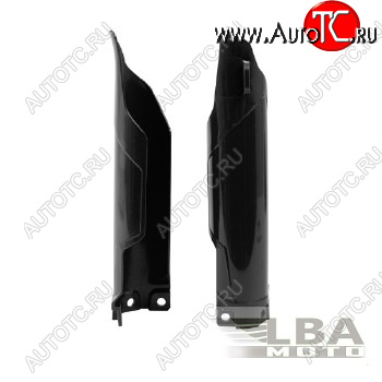 3 179 р. Защита вилки (пара) R-Tech Kawasaki KX85 14-17, KX100 14-17 (R-PSKX0NR0014) черные  r-pskx0nr0014  с доставкой в г. Кемерово