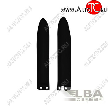 3 199 р. Защита вилки (пара) R-Tech Kawasaki KX85 01-13, KX100 04-13 (R-PSKX0NR0085) черные  r-pskx0nr0085  с доставкой в г. Кемерово