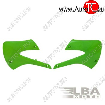 5 999 р. Обтекатели радиатора R-Tech Kawasaki KX85 98-13, KX100 04-13 (R-CVKX0VE0085) зеленые  r-cvkx0ve0085  с доставкой в г. Кемерово