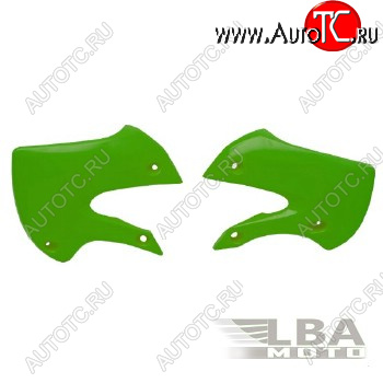 5 999 р. Обтекатели радиатора R-Tech Kawasaki KX65 01-17, KLX110 02-09 (R-CVKX0VE0065) зеленые  r-cvkx0ve0065  с доставкой в г. Кемерово
