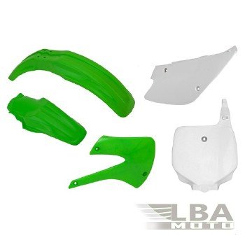 Комплект пластика R-Tech Kawasaki KX85100 98-13 (R-KITKX0-OEM-507) зеленыйбелый  r-kitkx0-oem-507