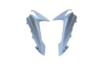 Накладка на левый воздуховод для Suzuki GSX-R 750600 11-19 Без цвета  пм-00015899