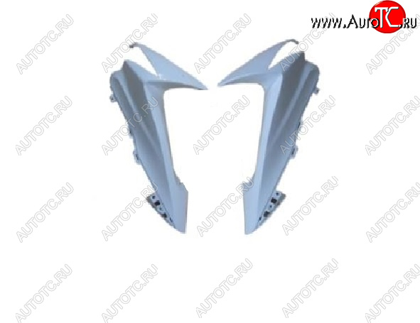 3 389 р. Накладка на левый воздуховод для Suzuki GSX-R 750600 11-19 Без цвета  пм-00015899  с доставкой в г. Кемерово