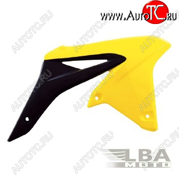 7 419 р. Обтекатели радиатора R-Tech Suzuki RMZ250 10-17 (R-CVRMZGINR10) желтыечерные  r-cvrmzginr10  с доставкой в г. Кемерово
