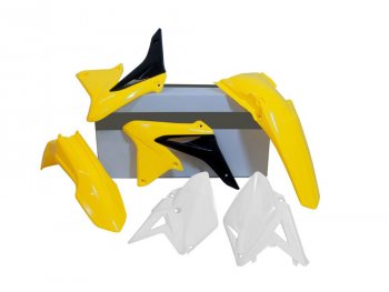 11 839 р. Комплект пластика Suzuki R-Tech RMX450Z 10-19 Original (R-KITRMX-OEM-411)  r-kitrmx-oem-411  с доставкой в г. Кемерово. Увеличить фотографию 1