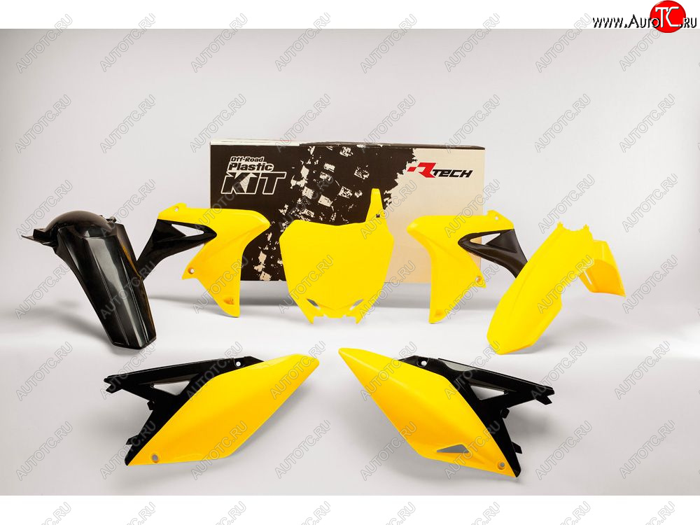 12 789 р. Комплект пластика R-Tech Suzuki RM-Z250 10-18 (R-KITRMZ-OEM-511) Желто-Черный  r-kitrmz-oem-511  с доставкой в г. Кемерово