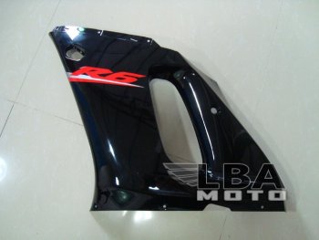 Левый верхний боковой пластик для Yamaha R6 99-02 Без цвета  пм-00000522