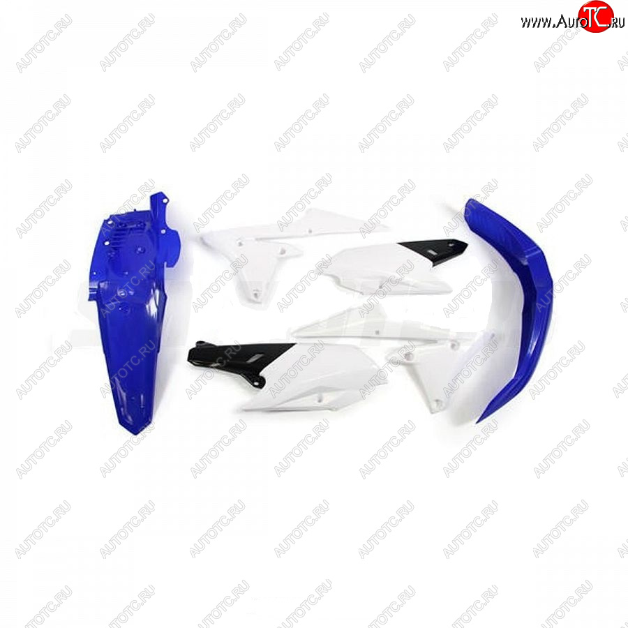12 749 р. Комплект пластика R-Tech Yamaha WR250F 15-18, WR450F 16-18 (R-KITWRF-OEM-415) синийбелый  r-kitwrf-oem-415  с доставкой в г. Кемерово