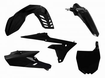 Комплект пластика R-Tech Yamaha WR250F 15-19, WR450F 16-18 (R-KITWRF-NR0-515) черный  r-kitwrf-nr0-515