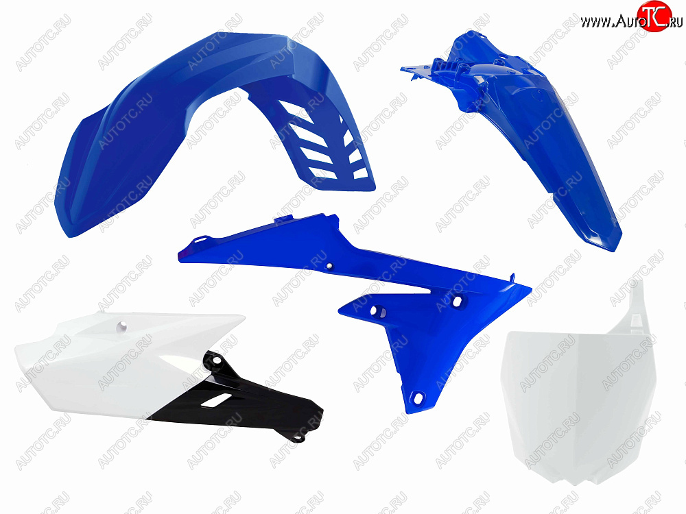 14 999 р. Комплект пластика R-Tech Yamaha WR250F 15-19, WR450F 16-18 (R-KITWRF-OEM-515) синийбелыйчерный  r-kitwrf-oem-515  с доставкой в г. Кемерово