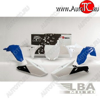 15 149 р. Комплект пластика R-Tech Yamaha YZ250F450F 14-17, YZ250FX 15-17 (R-KITYZF-BL0-514) синийбелый  r-kityzf-bl0-514  с доставкой в г. Кемерово